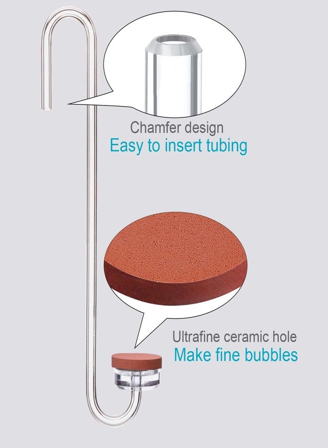 Clscea Acrylic CO2 Diffuser for Aquarium Planted Tank, Hooked version-20cm - Image 3